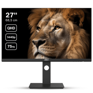 Dahua P301A 27’’ QHD Monitor – 2560x1440, USB-C 65W, HDMI 2.1, PIP/PBP, Adjustable Stand