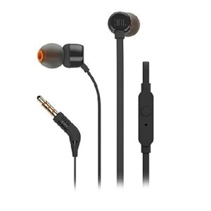 JBL Tune 110 Wired In-Ear Earphones – Pure Bass, Tangle-Free Cable, 3.5mm Jack