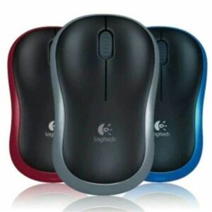 Logitech M185 Wireless Mouse – Compact, 2.4GHz USB Receiver, 1000 DPI, Grey