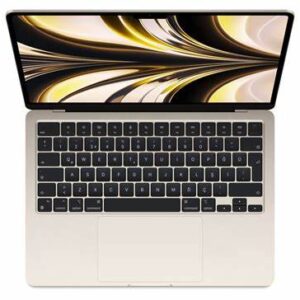 Apple MacBook Air M2 – 13.6” Retina Display, 8-Core CPU, 10-Core GPU, 8GB RAM, 512GB SSD – Midnight