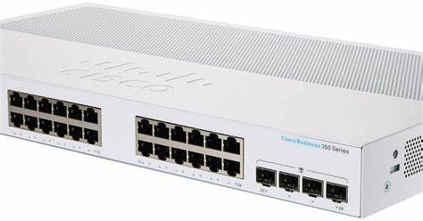Cisco CBS350-24P-4G 24-Port PoE+ Managed Switch