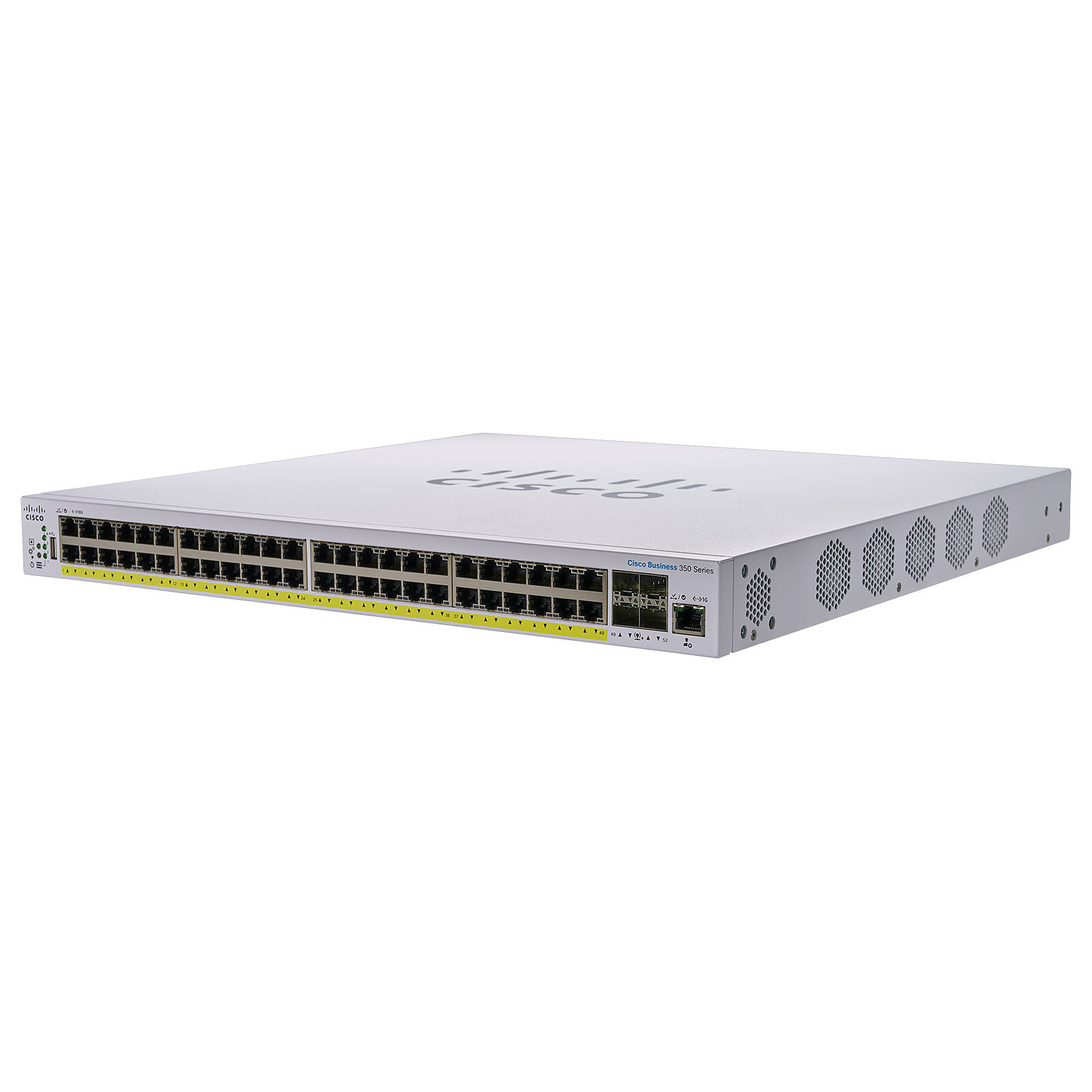Cisco CBS350-48P-4G – 48-Port Gigabit PoE+ Managed Switch with 4x Gigabit SFP Uplinks