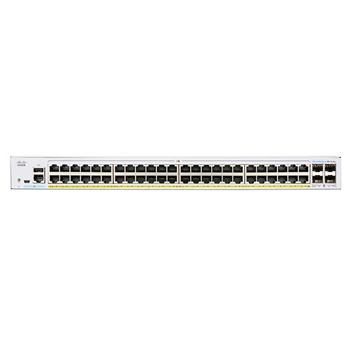 Cisco CBS350-48P-4G – 48-Port Gigabit PoE+ Managed Switch with 4x Gigabit SFP Uplinks