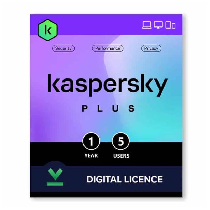Kaspersky Plus 5 Devices - 1 Year