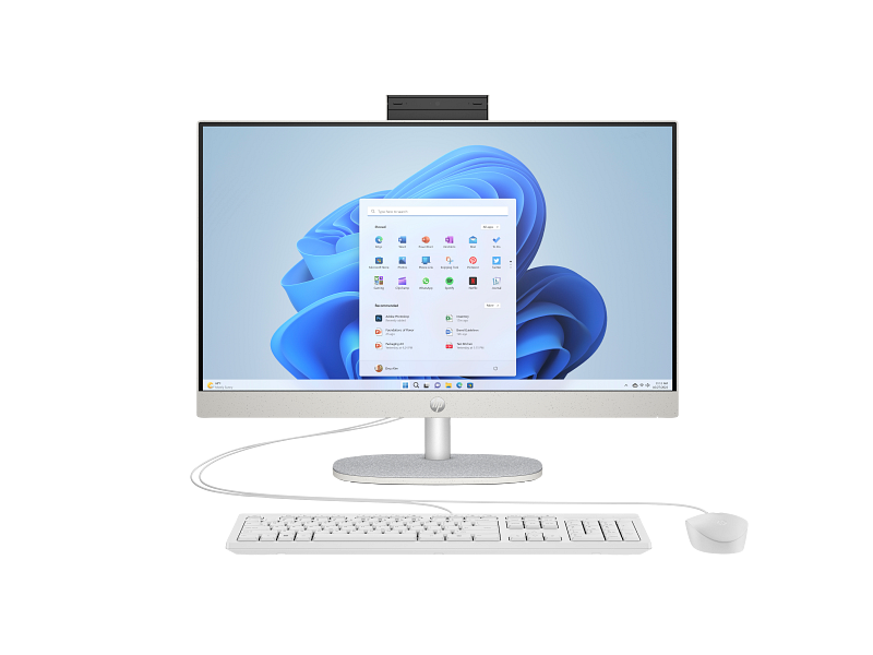 HP All-in-One 24-cr1006nh PC with Intel Core Ultra 5, 16GB DDR5, 512GB SSD