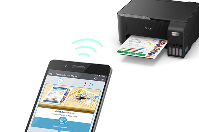 Epson EcoTank L3250 printer with Wi-Fi, high-resolution printing, and refillable ink tanks – perfect for affordable, high-quality printing in Kenya.