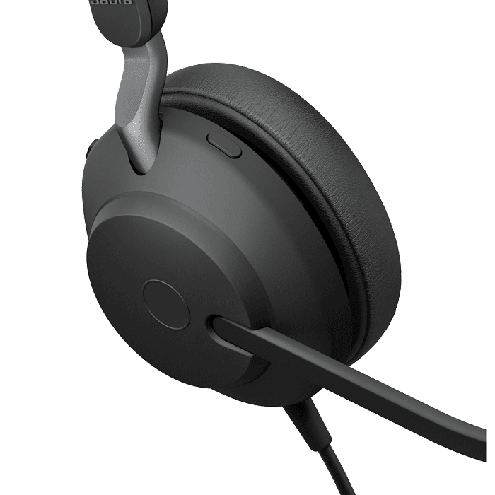 Jabra Evolve2 40 SE Stereo USB-C Headset – Wired Noise Cancelling Office Headset