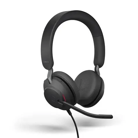 Jabra Evolve2 40 SE Stereo USB-C Headset – Wired Noise Cancelling Office Headset