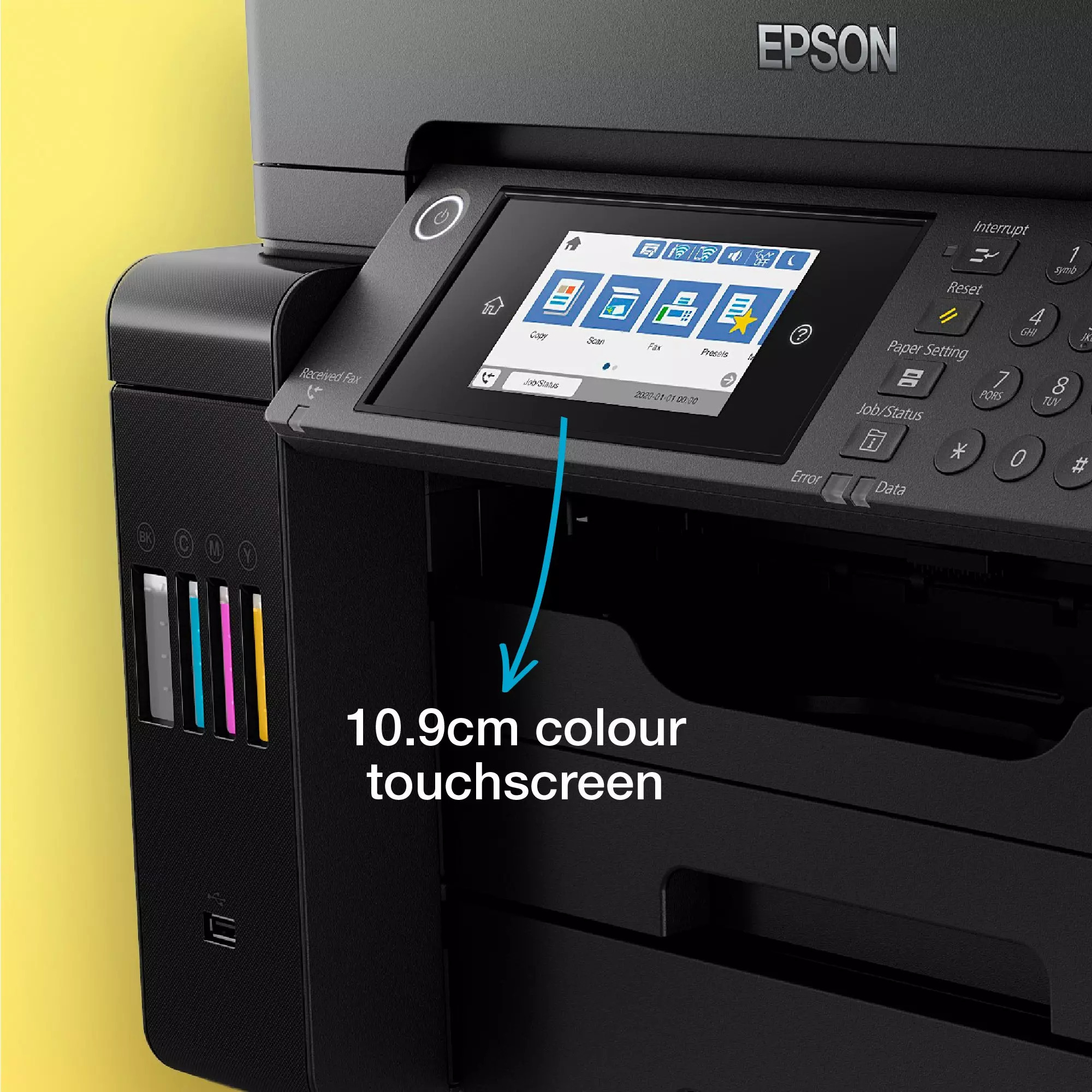 Epson EcoTank L15150 MEAF printer with A3 duplex printing, refillable ink tanks, and wireless connectivity for efficient office printing in Kenya.