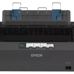 Epson LX-350 dot matrix printer with USB and parallel connectivity, 9-pin printing technology, and long ribbon life for reliable office use in Kenya.
