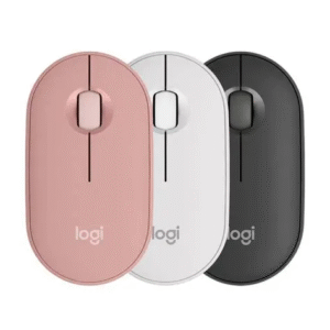 Logitech Pebble M350S Wireless Mouse – Quiet, Compact, Portable, Modern Design