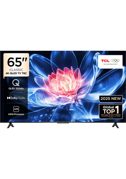 TCL 65T6C 65-Inch 4K QLED Google TV