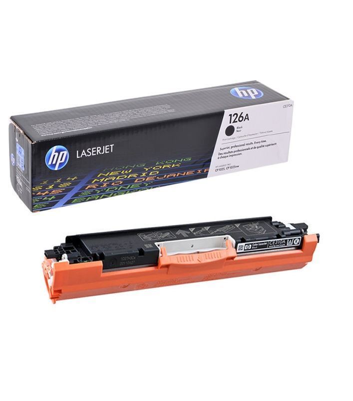 HP 126A Black Original LaserJet Toner Cartridge (CE310A)