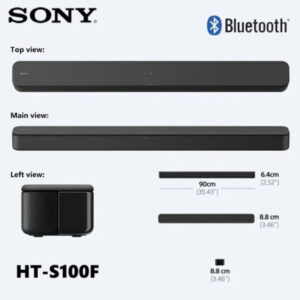 Sony S100F Compact Soundbar with Built-in Subwoofer