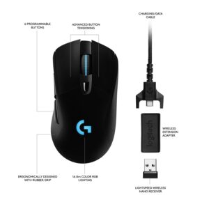 Logitech G703 LIGHTSPEED Wireless Gaming Mouse