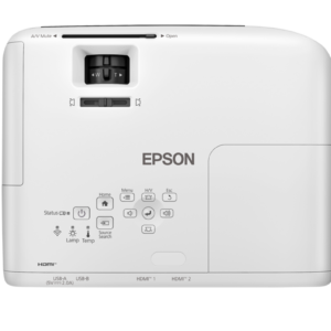 Epson EB-W55 4,000 Lumens WXGA Multimedia Projector4,000 ANSI Lumens Brightness  WXGA (1280 × 800) Resolution  3LCD Technology for vivid colors  HDMI & USB Multimedia Support  Long Lamp Life (Up to 12,000 Hours Eco Mode)  Ideal for offices, classrooms & churches