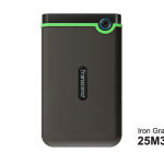 Transcend External Hard Drive 1TB / 2TB / 4TB – Iron Grey | Portable HDD