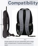 HP Wings 15.6-Inch Laptop Backpack – Black & Grey – Kenya - Image 2