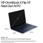 HP OmniBook Ultra Flip 14-FH0013NIA x360 – Intel Core Ultra 7 256V, 16GB RAM, 1TB Gen 4 SSD - Image 3