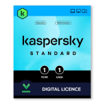 Kaspersky Standard Antivirus – 1, 3 or 5 Devices (1 Year License)