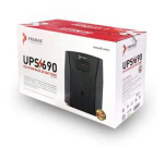Premax PM-UPS690 690VA Offline UPS (Euro Plug) – Backup Power Solution - Image 2