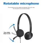 Logitech H340 USB Headset – Comfortable Wired Stereo Headset with Noise-Cancelling Mic - Image 6