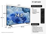 Samsung 75-Inch Q8F QLED 4K Smart TV - Image 2