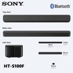 Sony S100F Compact Soundbar with Built-in Subwoofer