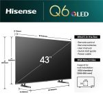 Hisense 43-Inch Q6QKEN QLED 4K Smart TV