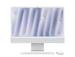 Apple iMac 24" M4 Chip 10-Core CPU, 10-Core GPU, 16GB RAM, 512GB SSD – Silver (MWUV3LL/A)