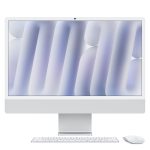 Apple iMac 24" M4 Chip 10-Core CPU, 10-Core GPU, 16GB RAM, 512GB SSD – Silver (MWUV3LL/A)
