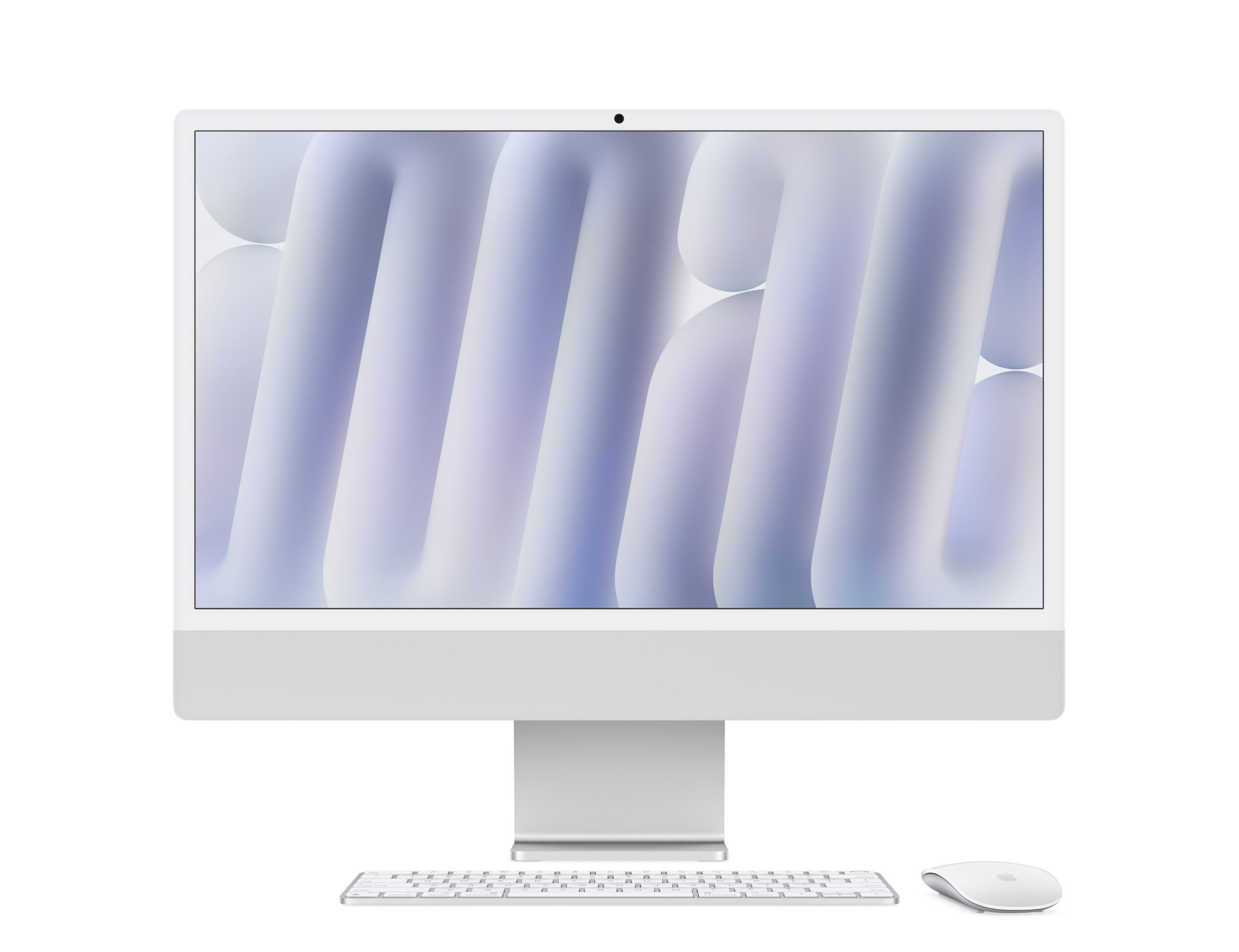 imac-touch-id-silver-gallery-1-202410-scaled-1.jpg Apple iMac 24" M4 Chip 10-Core CPU, 10-Core GPU, 16GB RAM, 512GB SSD – Silver (MWUV3LL/A) - Image 1